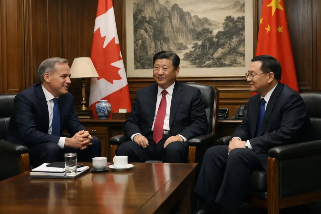 Carney’s visit to China: Beijing identifies a weak point for entry into North America’s economic system